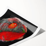 Swirling Red Orbit – Colorful Abstract Wall Hangings for Home