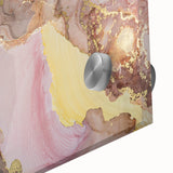 Sophisticated Abstract Art Design – Blush Pink & Gold Canvas
