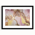 Sophisticated Abstract Art Design – Blush Pink & Gold Canvas
