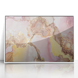 Sophisticated Abstract Art Design – Blush Pink & Gold Canvas