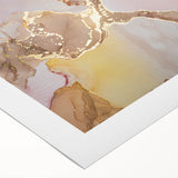 Sophisticated Abstract Art Design – Blush Pink & Gold Canvas