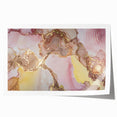 Sophisticated Abstract Art Design – Blush Pink & Gold Canvas