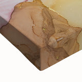 Sophisticated Abstract Art Design – Blush Pink & Gold Canvas