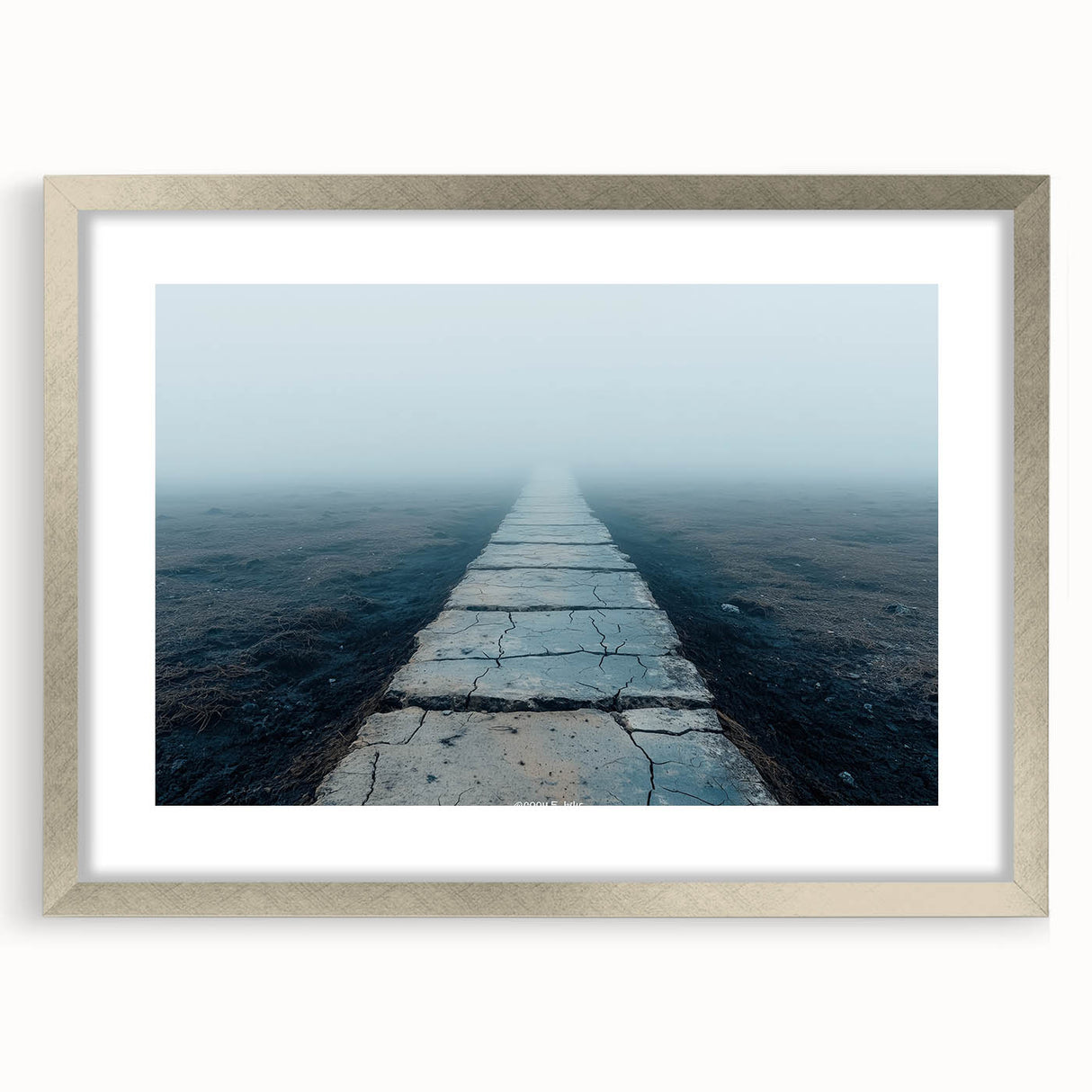 Mysterious Foggy Path – Fine Art Photography for Modern Spaces