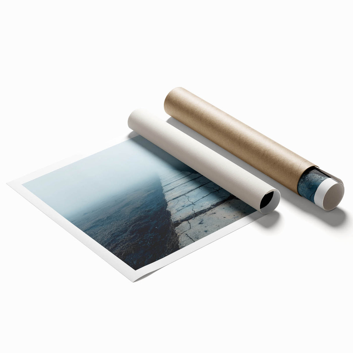 Mysterious Foggy Path – Fine Art Photography for Modern Spaces