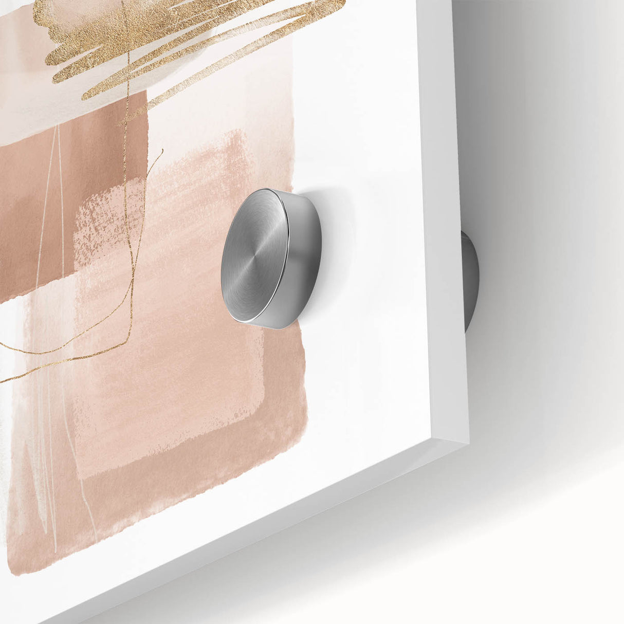 Geometric minimalist abstract wall art – soft neutral canvas print