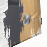 Exclusive Textured Acrylic Art Pieces - Luxe Neutrals in Vertical Flow