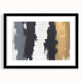 Exclusive Textured Acrylic Art Pieces - Luxe Neutrals in Vertical Flow