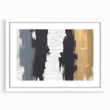 Exclusive Textured Acrylic Art Pieces - Luxe Neutrals in Vertical Flow