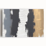 Exclusive Textured Acrylic Art Pieces - Luxe Neutrals in Vertical Flow