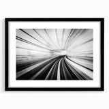 Metropolitan Photography Art – Futuristic Urban Motion Print