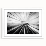 Metropolitan Photography Art – Futuristic Urban Motion Print