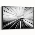 Metropolitan Photography Art – Futuristic Urban Motion Print