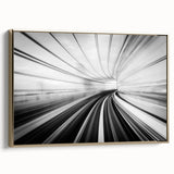 Metropolitan Photography Art – Futuristic Urban Motion Print