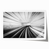 Metropolitan Photography Art – Futuristic Urban Motion Print