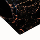 High-End Abstract Wall Decor – Black & Royal Blue Luxury Art