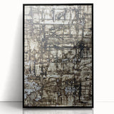 Earthen Harmony Abstracts - Earth Tone Art with Textured Layers