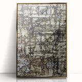 Earthen Harmony Abstracts - Earth Tone Art with Textured Layers