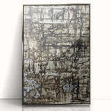 Earthen Harmony Abstracts - Earth Tone Art with Textured Layers