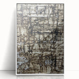 Earthen Harmony Abstracts - Earth Tone Art with Textured Layers