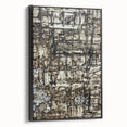 Earthen Harmony Abstracts - Earth Tone Art with Textured Layers