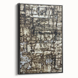 Earthen Harmony Abstracts - Earth Tone Art with Textured Layers