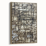 Earthen Harmony Abstracts - Earth Tone Art with Textured Layers
