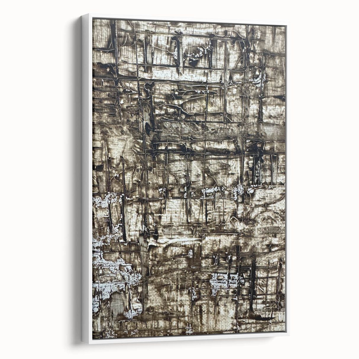 Earthen Harmony Abstracts - Earth Tone Art with Textured Layers