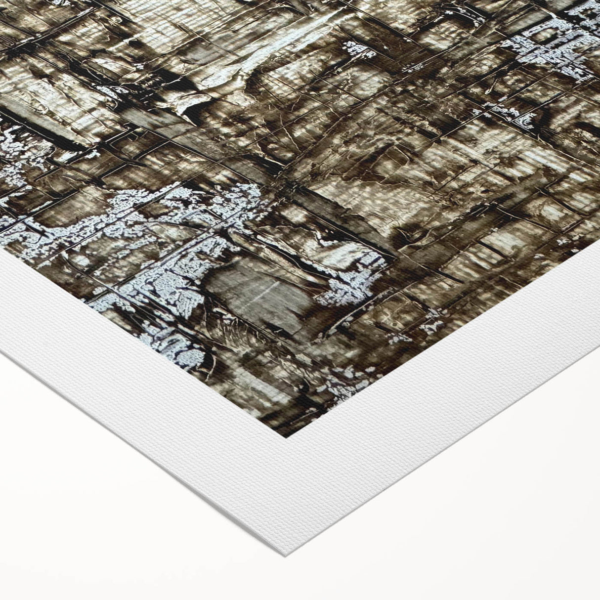 Earthen Harmony Abstracts - Earth Tone Art with Textured Layers