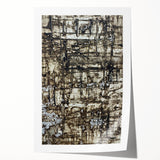 Earthen Harmony Abstracts - Earth Tone Art with Textured Layers