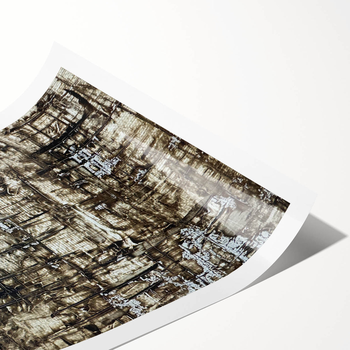 Earthen Harmony Abstracts - Earth Tone Art with Textured Layers
