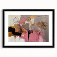 Abstract Art for Sale - Pink and Gold Textured Canvas Print