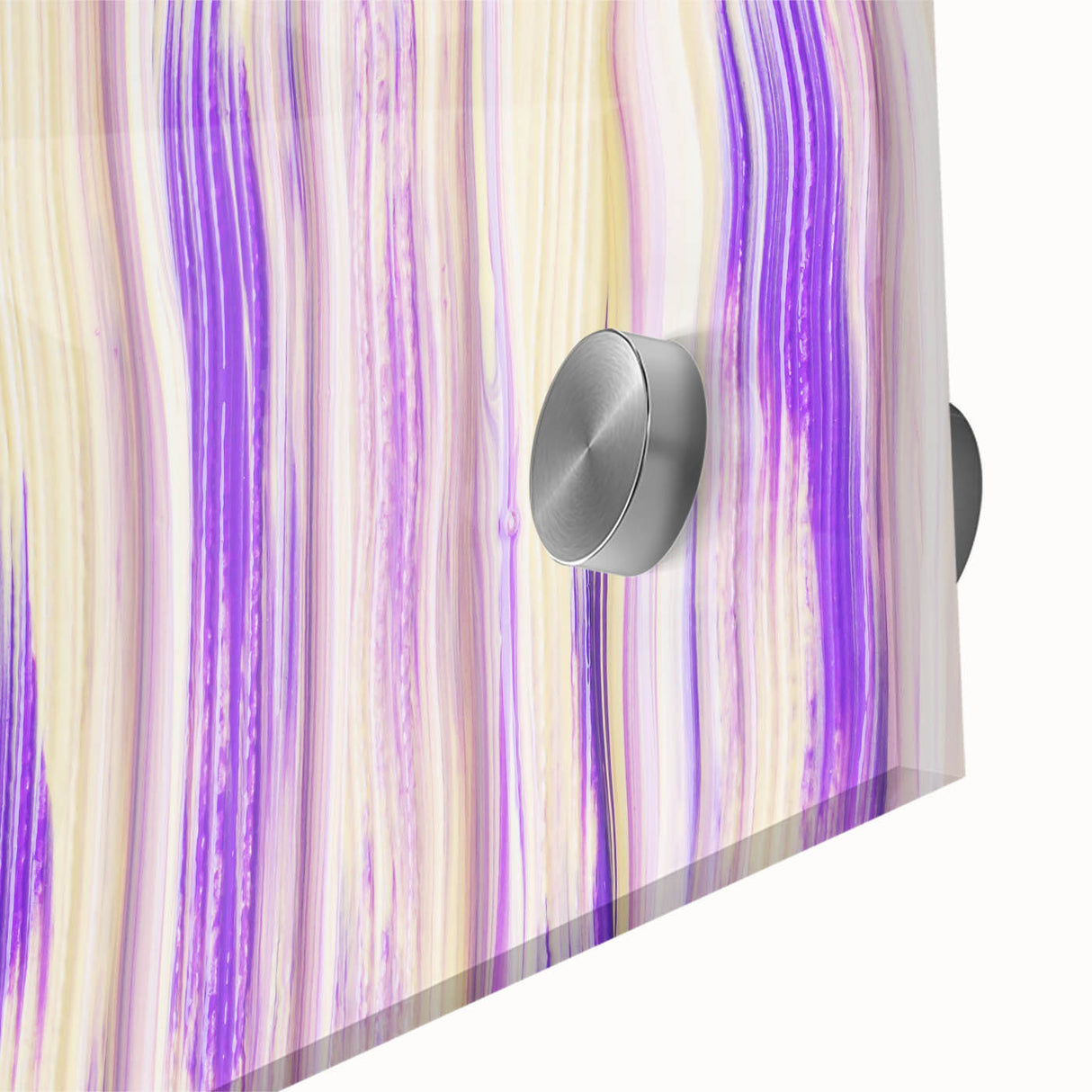 Timeless Textures Abstract Wall Art – Lilac and Beige Tones