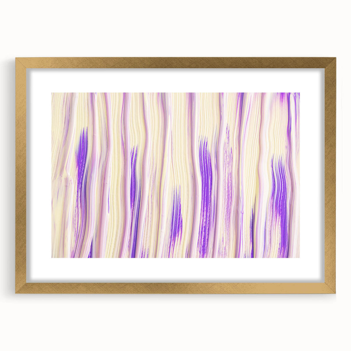 Timeless Textures Abstract Wall Art – Lilac and Beige Tones