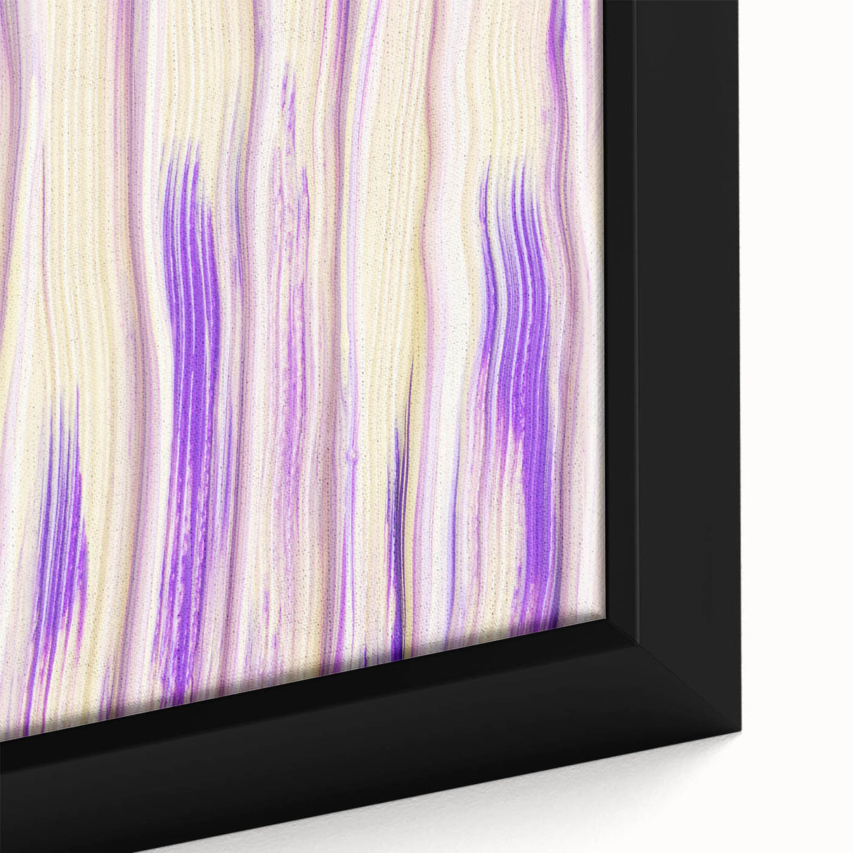 Timeless Textures Abstract Wall Art – Lilac and Beige Tones