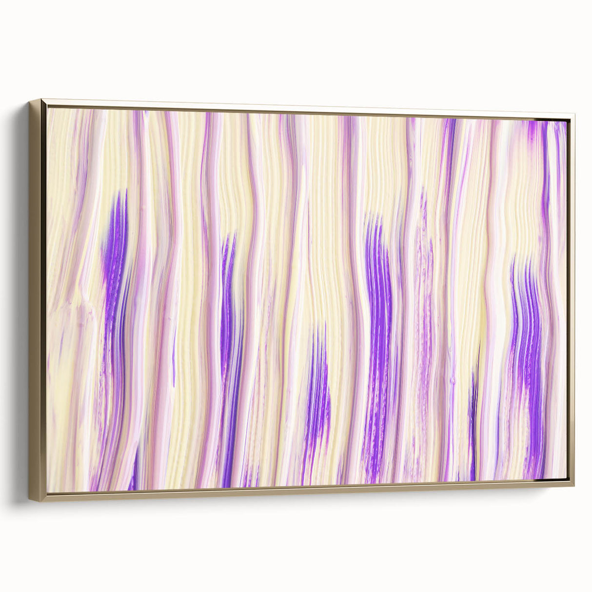 Timeless Textures Abstract Wall Art – Lilac and Beige Tones