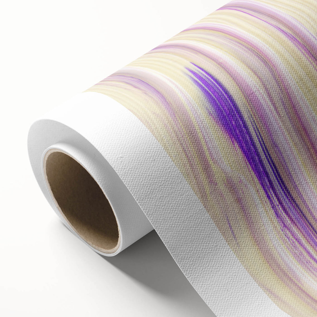 Timeless Textures Abstract Wall Art – Lilac and Beige Tones