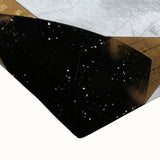 Elegant Black, White, and Gold Abstract Wall Art - Geometric Canvas