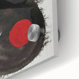 Minimal Ink Swirl Balance – Large Abstract Wall Decor for Calm Spaces