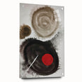 Minimal Ink Swirl Balance – Large Abstract Wall Decor for Calm Spaces