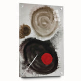 Minimal Ink Swirl Balance – Large Abstract Wall Decor for Calm Spaces
