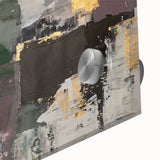 Earthen Harmony Abstracts - Contemporary Canvas Art with Gold Accents