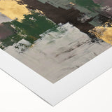 Earthen Harmony Abstracts - Contemporary Canvas Art with Gold Accents