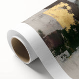 Earthen Harmony Abstracts - Contemporary Canvas Art with Gold Accents