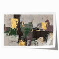 Earthen Harmony Abstracts - Contemporary Canvas Art with Gold Accents