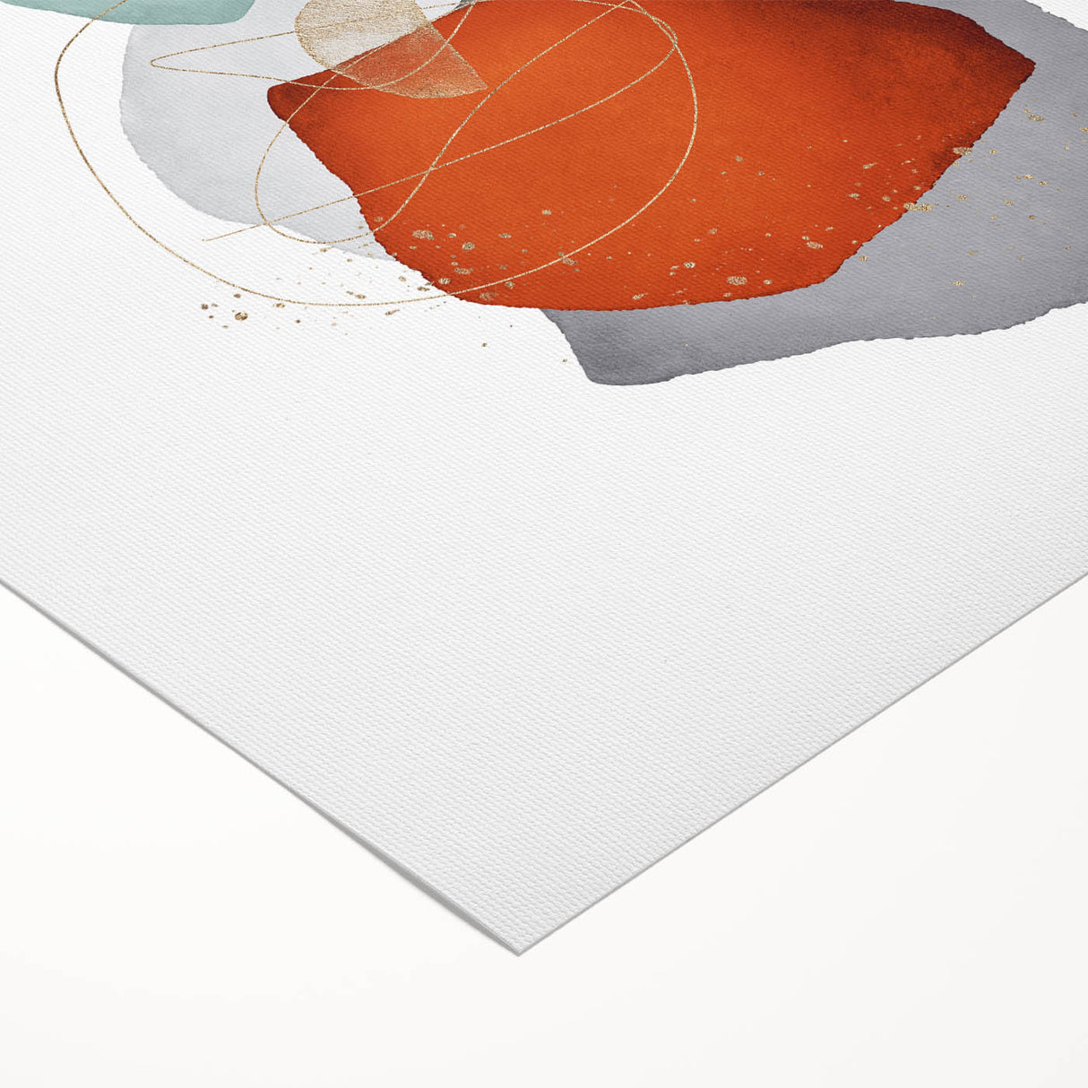 Abstract geometric framed art – bold minimalist wall decor print