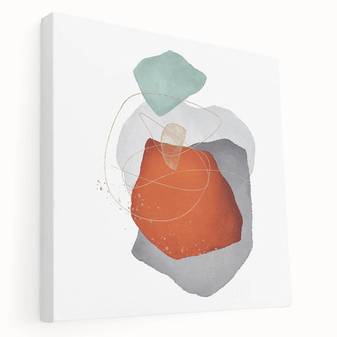 Abstract geometric framed art – bold minimalist wall decor print