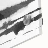 Black and White Minimalist Landscapes – Inked Forest Horizon View