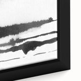 Black and White Minimalist Landscapes – Inked Forest Horizon View