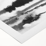 Black and White Minimalist Landscapes – Inked Forest Horizon View